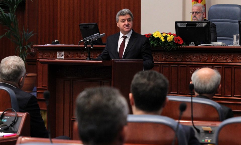 Кабинет на Иванов: Претседателот ќе се обрати пред Парламентот