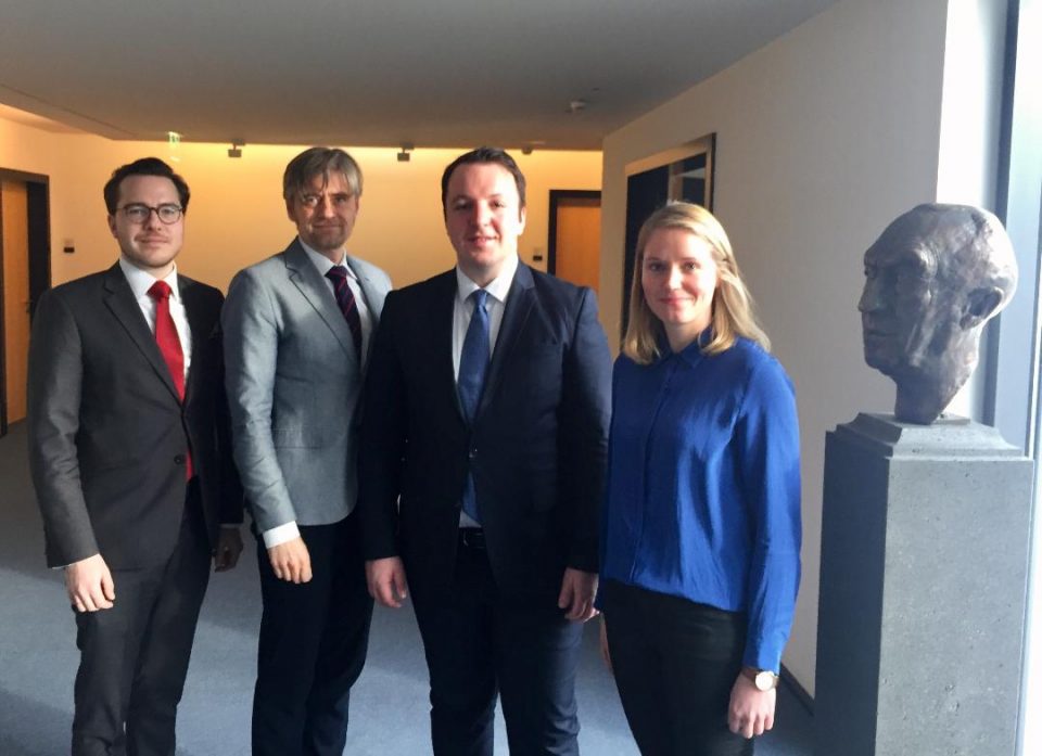 Николовски во посета на Германија, се сретна со претставници на ЦДУ и Фондацијата Конрад Аденауер