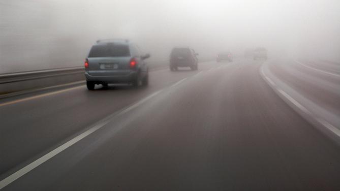 Намалена видливост поради магла на патот Лисец- Попова Шапка