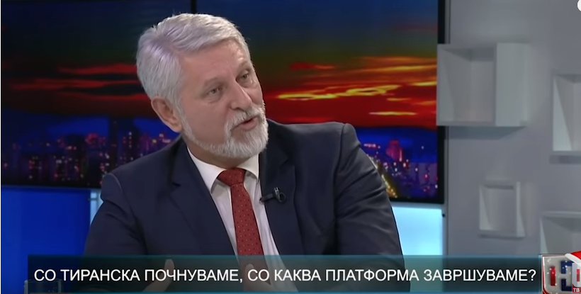 Јакимовски: Некоректно е Албанците да преговараат за промена на името на Република Македонија