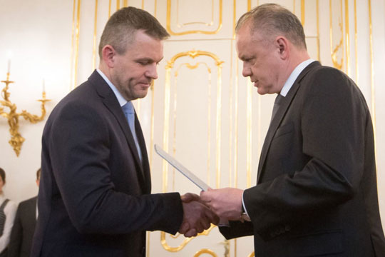 Пелегрини назначен за премиер на Словачка
