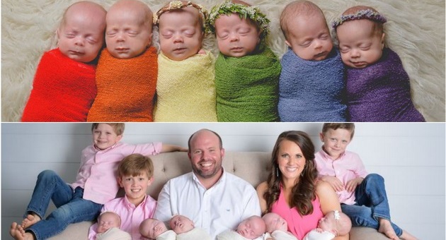 Тие имаат 9 деца: Неодоливи фотографии од семејството на мајката која роди шесторка
