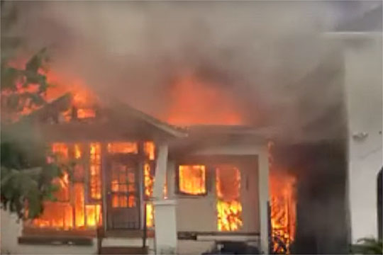 Се запали куќа во Куманово: Жена тешко повредена, пренесена на Клиника во Скопје