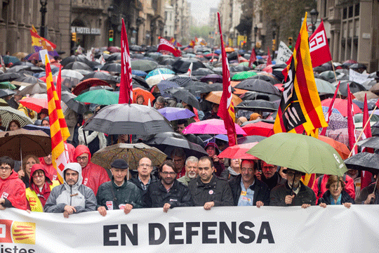 Протест на каталонските сепаратисти во Барселона