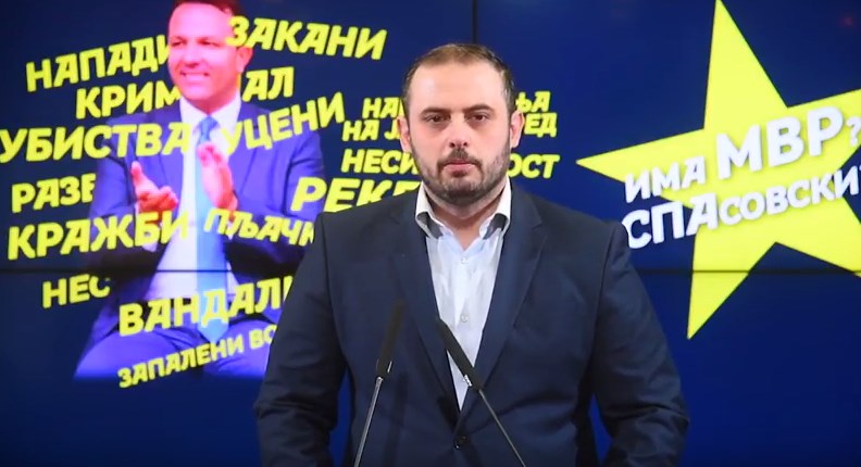 Ѓорѓиевски: СДС ја зароби државата, а улиците ги препушти на криминалците- Спасовски ја претвори МВР во нефункционална институција