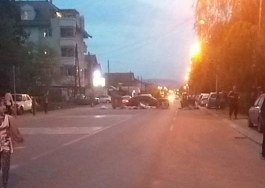 Со контејнери блокиран сообраќајот во Ѓорче по тешкиот инцидент