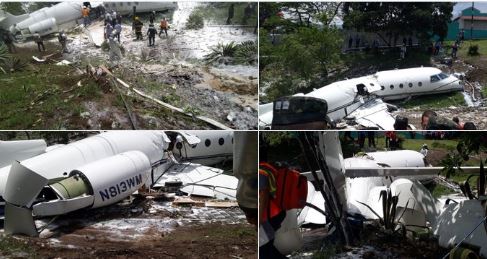 ФОТО: Авион се урна во Хондурас