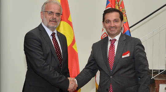 Џафери се сретна со потпретседателот на српското Собрание, Маринковиќ