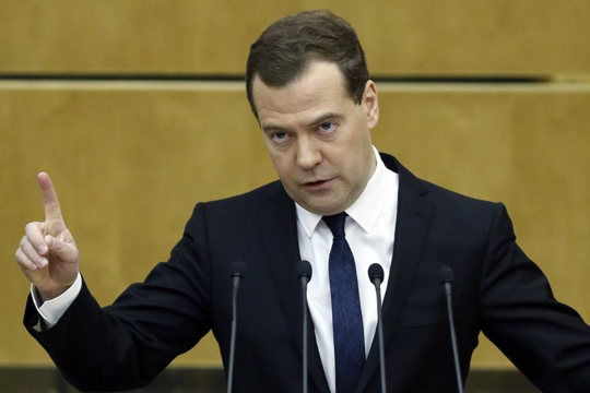 Думата го реизбра Медведев за премиер на Русија