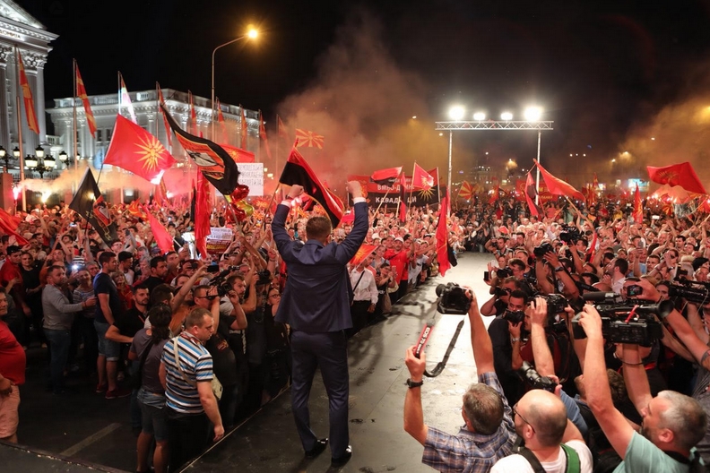 Мицкоски: ВМРО-ДПМНЕ останува на браникот на националните интереси заедно со народот