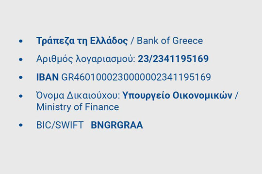 Информации за донирање за погодените од пожарите во Грција