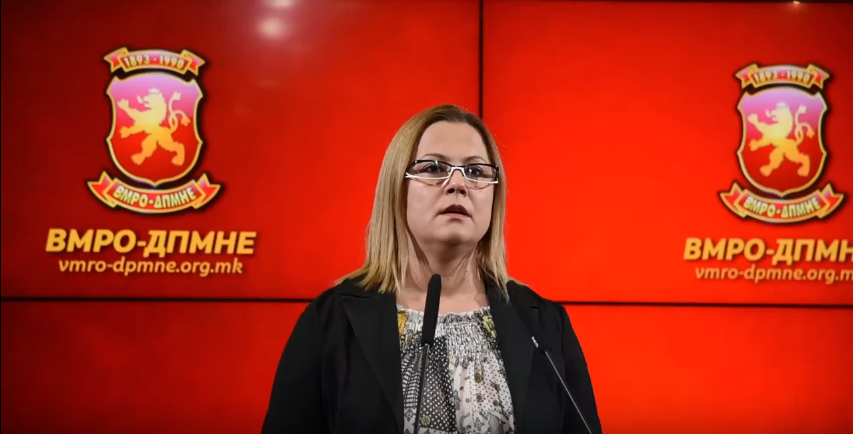 Стојановска: Заев го прекрши законот затоа што го изгласа прашањето во парламент без законот да биде објавен во службен весник