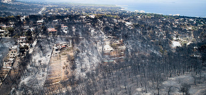 Пет години од катастрофалните пожари во близина на Атина со над 100 жртви