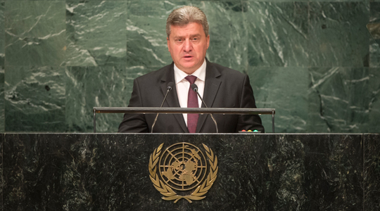 Претседателот Иванов ќе се обрати на Генералното собрание на ОН