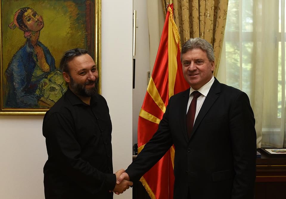 ФОТО: Претседателот Иванов со поддршка за режисерот Јани Бојаџи