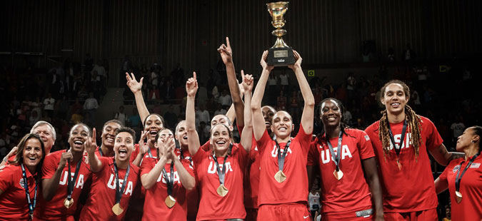 Трета светска шампионска титула во низа за кошаркарките на САД