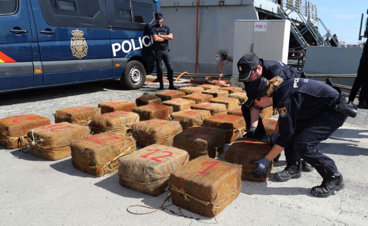 Шпанската полиција заплени 1.400 килограми кокаин и уапси 10 лица