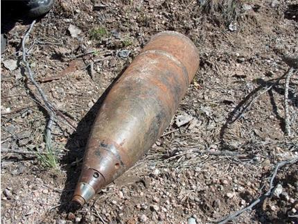 Пронајдена артилериска граната од Првата светска војна кај битолско Крклино