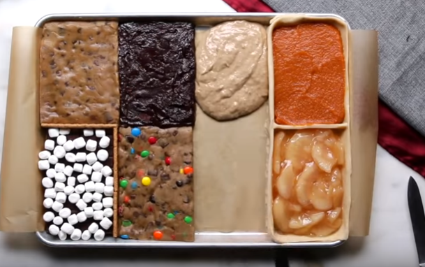 ВИДЕО: Како да направите осум вида колачи во едно тавче?