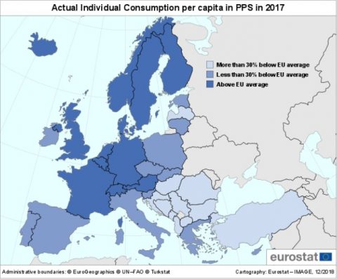 Во ЕУ најлошо е во Бугарија и Хрватска, надвор од Унијата Македонија и БиХ го делат претпоследното место