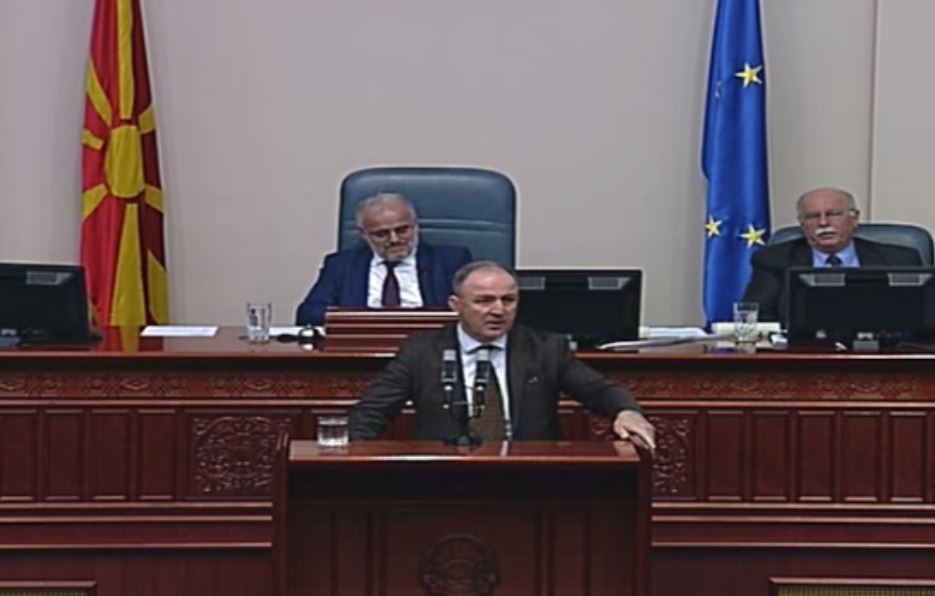 Димков: Овој процес денес во Собранието не е легитимен затоа што народот јасно кажа дека не ја прифаќа спогодбата