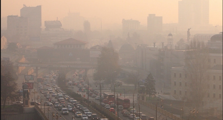 ФОТО: Скопје се гуши, утринава висока загаденост во главниот град