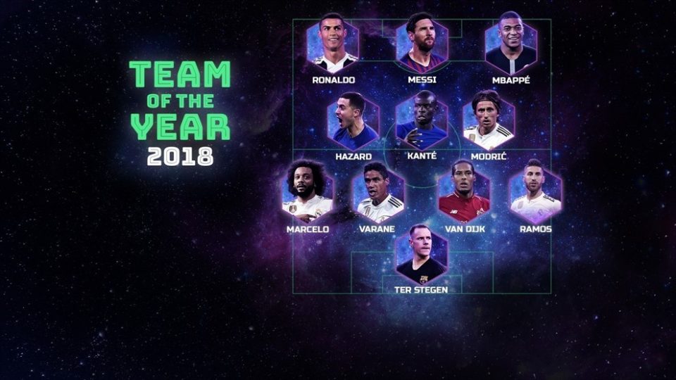 Прогласен Тимот на годината на УЕФА, Реал Мадрид со најмногу претставници