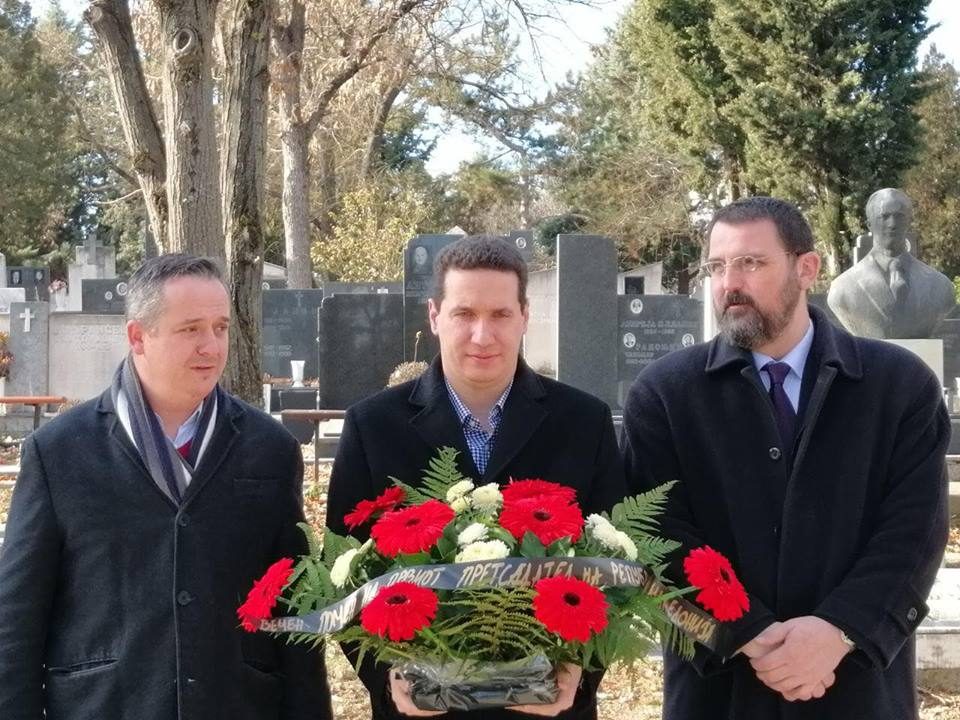 Ѓорчев: Почит за Киро Глигоров, првиот претседател на Република Македонија и учесник во АСНОМ
