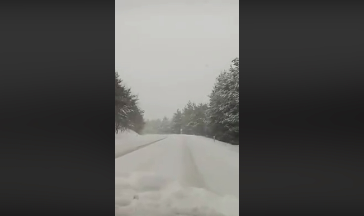 ВИДЕО: Патот Ресен- Битола неисчистен од снегот