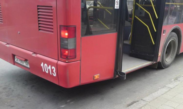 Автобус на ЈСП излета од пат- патници пренесени на Клиника