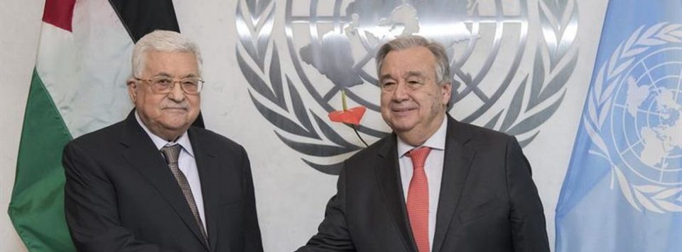 Средба Гутереш-Абас: Поддршка на решението за две држави