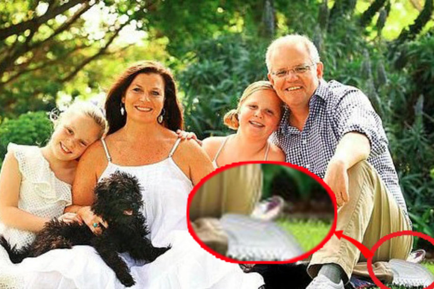 Му се смее цел свет: Поради оваа семејна фотографија сите зборуваат за австралискиот премиер