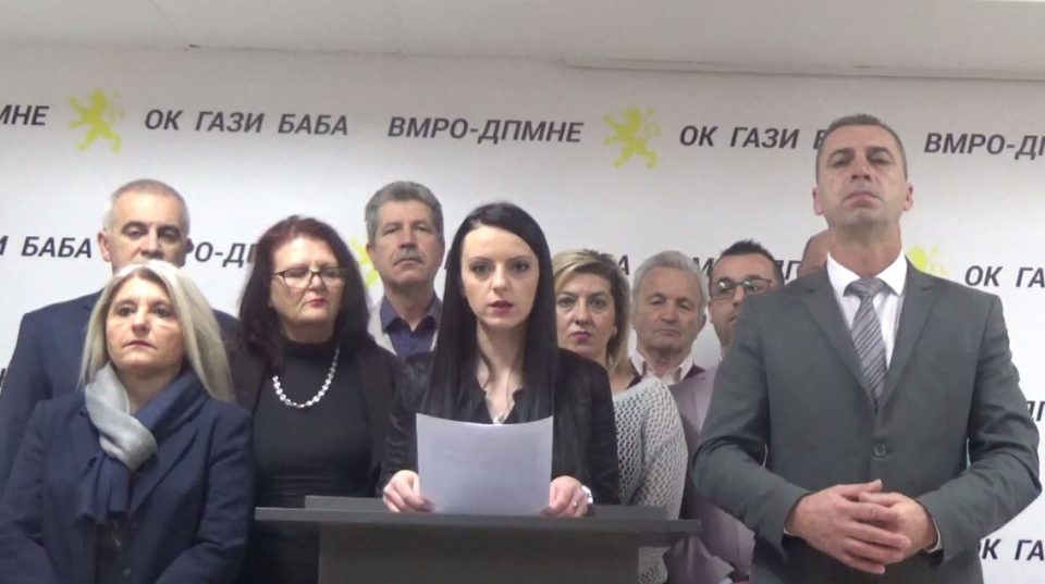 Советничка група на ВМРО-ДПМНЕ Гази Баба: Георгиевски останува без алиби, го изгласавме предложениот буџет
