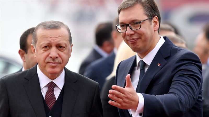 Телефонски разговор на Вучиќ и Ердоган за унапредување на односите