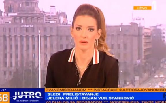 Јована Јоксимовиќ се расплака среде емисија откако дозна дека познатата водителка останала без рака во сообраќајна несреќа (ВИДЕО)
