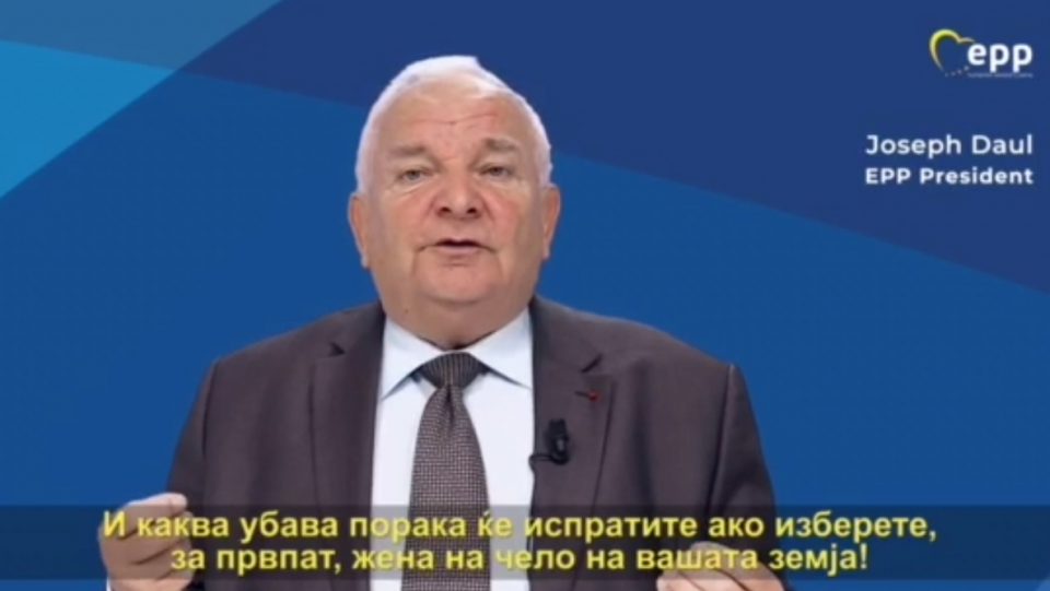 Жозеф Дол со поддршка за Силјановска: Каква убава порака ќе испратите ако изберете за првпат, жена на чело на вашата земја