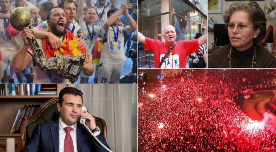 Медиумските перјаници на Заев удрија по ракометарите и народот кој го прославуваше нивниот успех (ФОТО)
