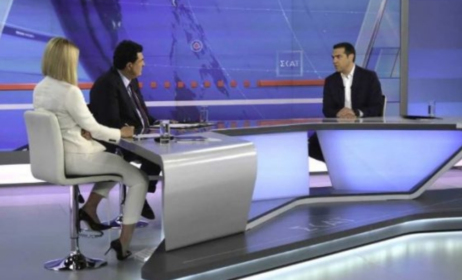 Ципрас го отстрани ембаргото за ТВ Скај и даде двочасовно интервју, катастрофалниот пожар и Македонија меѓу главните теми