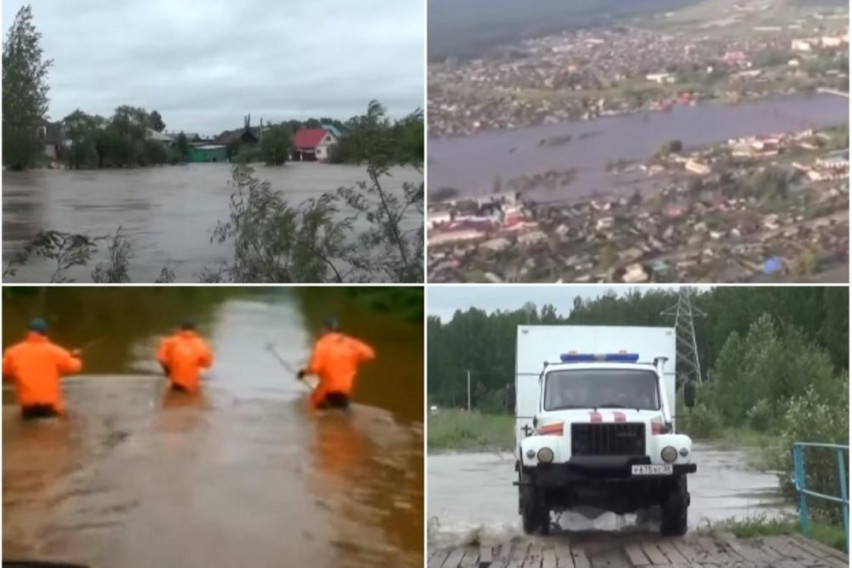 Најлоши поплави во последните 30 години, а прогнозата вели дека ќе биде полошо: Загинаа 12 лица, 4.000 куќи под вода во Сибир