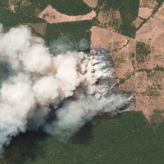 Шокантни фотографии од пожарот во Амазонија, невидена катастрофа за Земјата