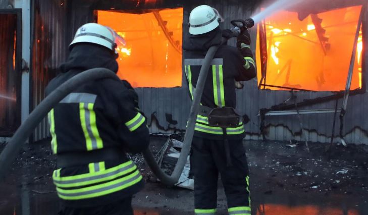 Пожар во хотел во Одеса