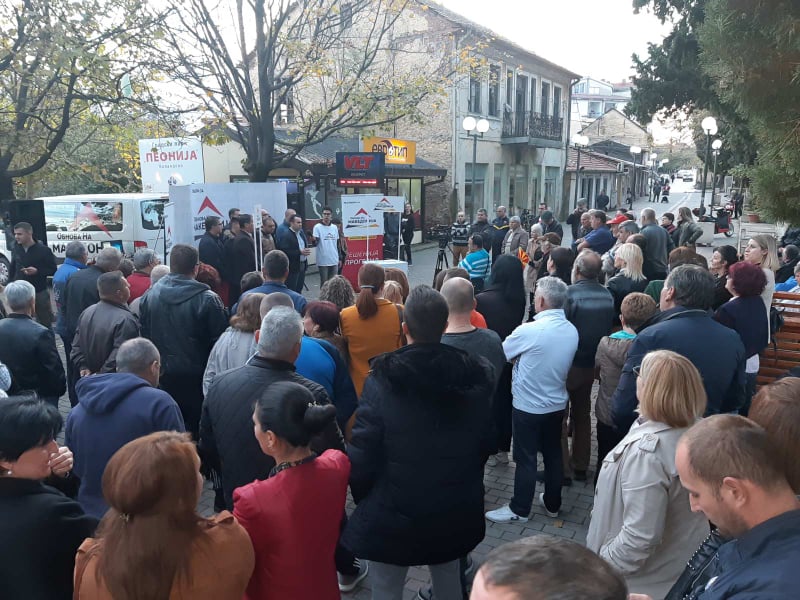 Караванот за „Обнова на Македонија“ денеска беше во Валандово и валандовски регион
