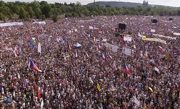 Антивладини протести во Чешка