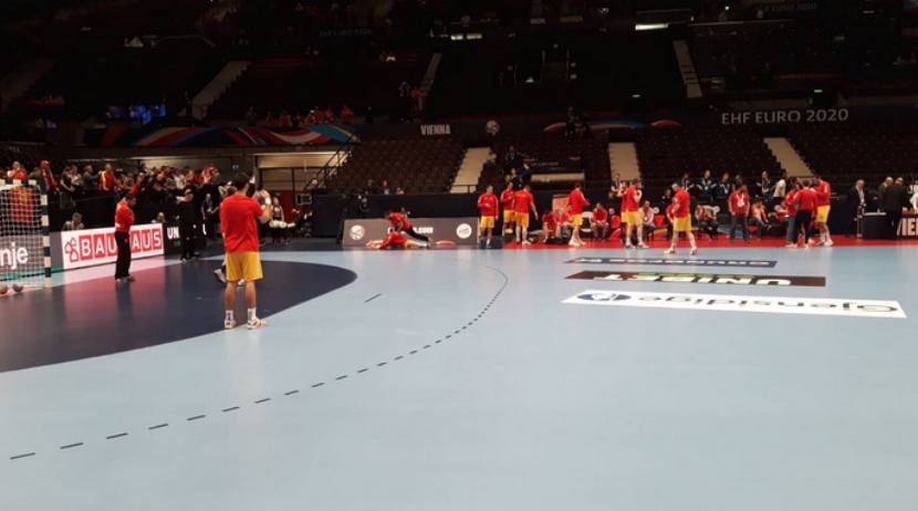 Македонија се загрева пред стартот на натпреварот против Чешка