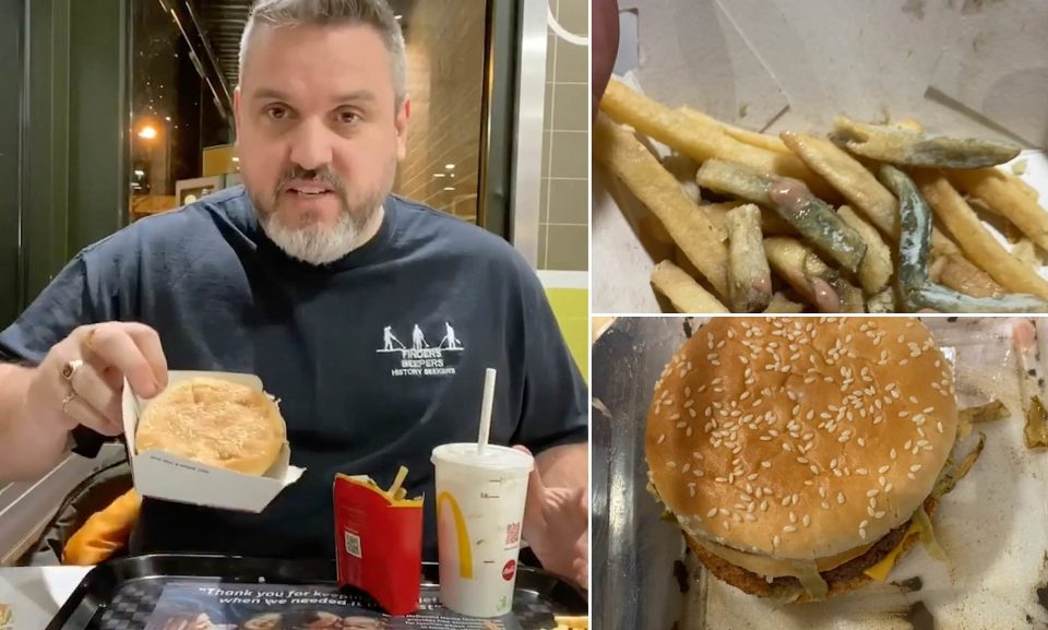 ВИДЕО: Закопал хамбургер и помфит, ги изел по 14 месеци