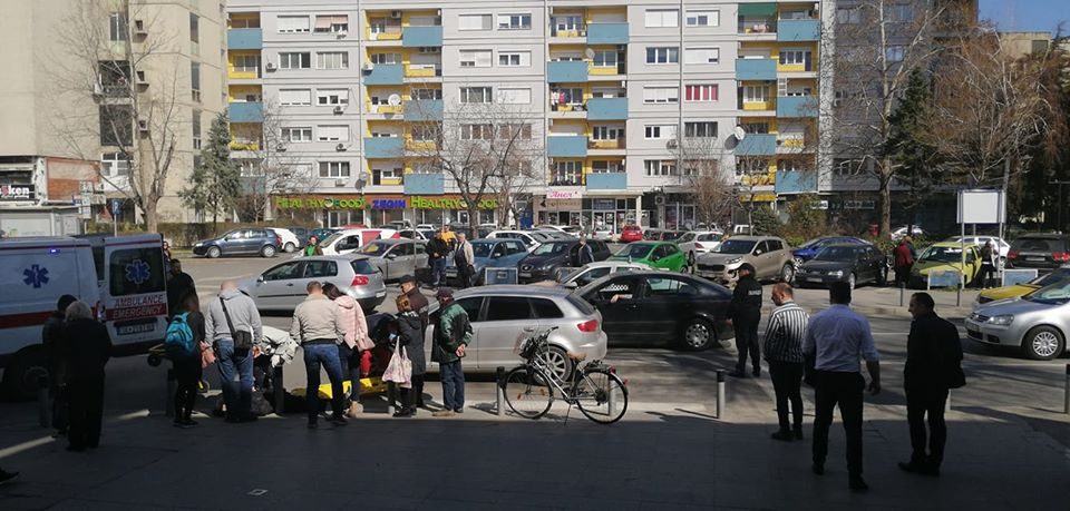 Прегазен човек на пешачки во Центар кај Рамстор (ФОТО)