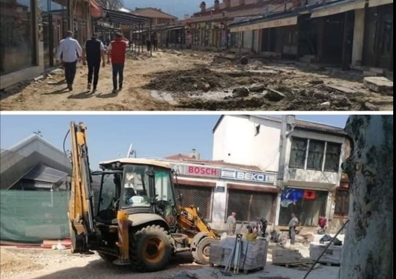 Граѓаните револтирани: Додека Скопје е затворено со полициски час, кој ни ја уништи Чаршијата? (ФОТО)