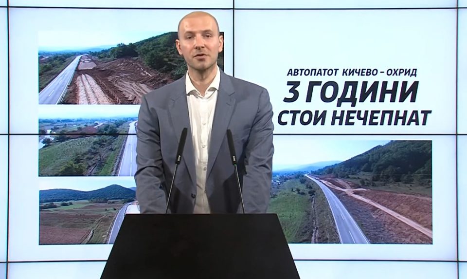 Ивановски: Автопатот  Кичево – Охрид  3 години стои нечепнат