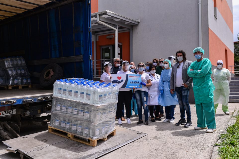 Автомат клубовите Астра донираа дезинфекциони средства во вредност од 20.000 евра на Клиничката болница во Охрид