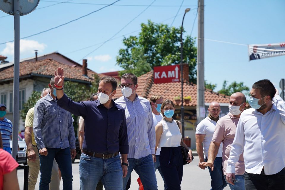 Јанушев и Мицкоски во Крива Паланка: Заев и СДСМ се заглавени во минатото